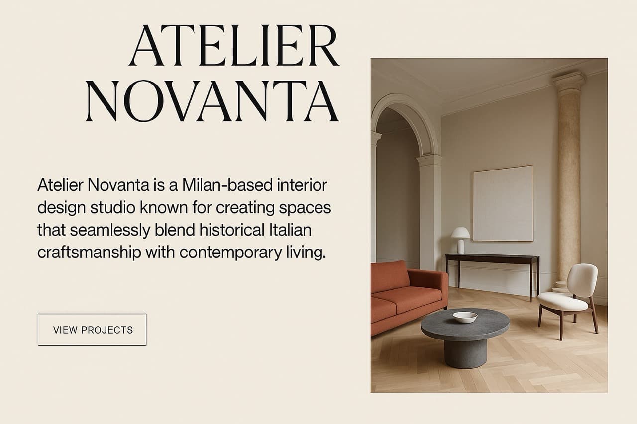 Atelier Novanta - Portfolio Project
